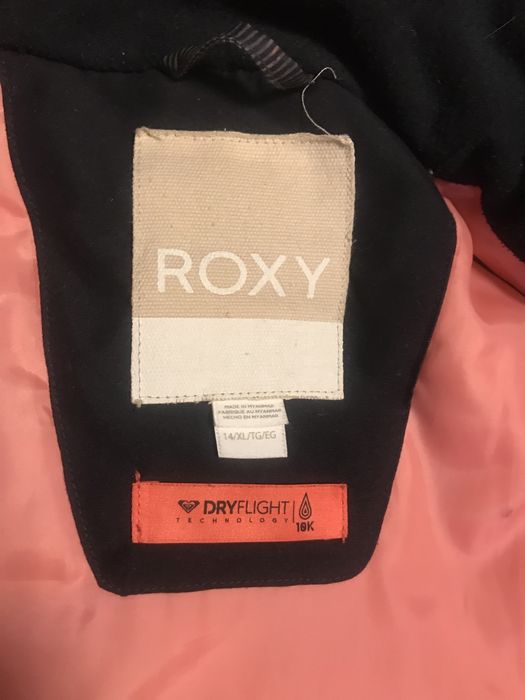 Ски яке за момиче Roxy зелено почти ново