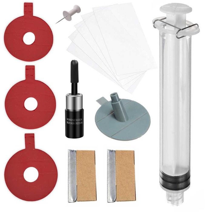 Kit reparatii parbriz auto indepartarea ciobiturilor si zgarieturilor