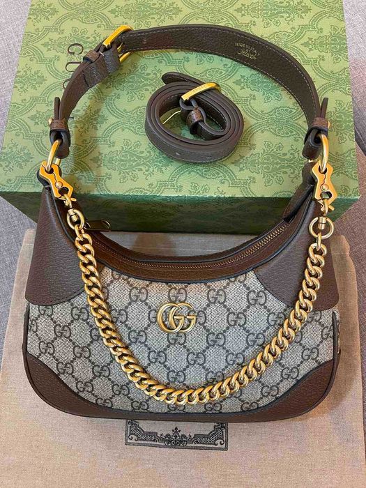 Оригинална Gucci Малка Чанта През Рамо Aphrodite Гучи Две Дръжки