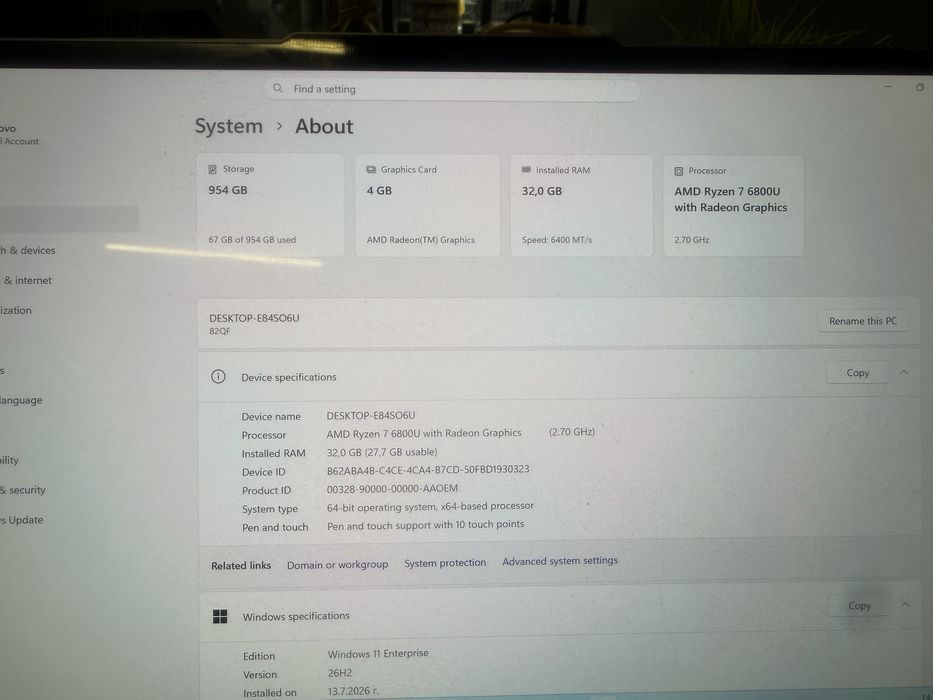 Lenovo yoga 7 2v1