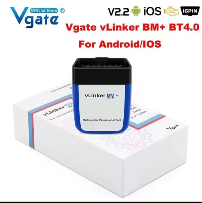 Vlinker Bluetooth 4.0 Dual iOS si Android Interfata Codare Activare Regenerare DPF Seriile F si G Bimmer Code Bimmer Link BMW
