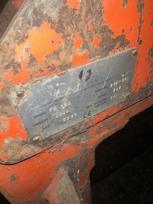 Cleste prindere macara pavaj boltari complet rotabil