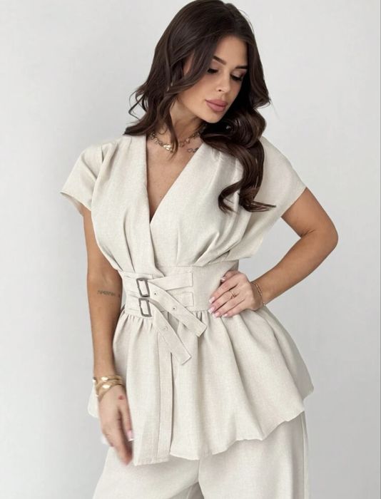 Летен сет - бежов