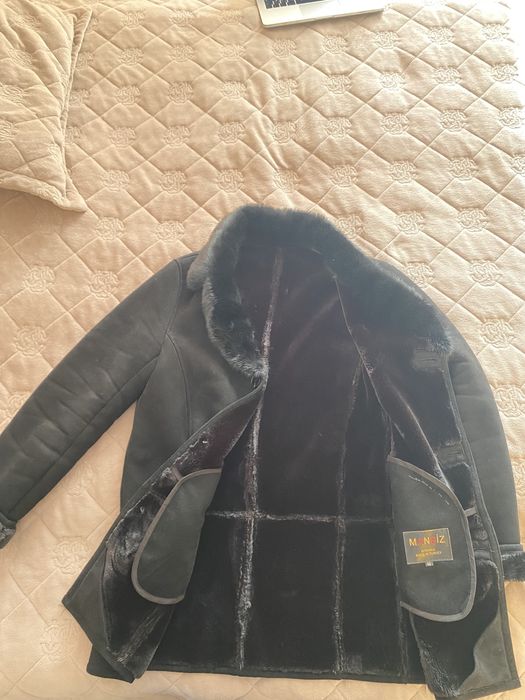 Дубленка с норковым воротником