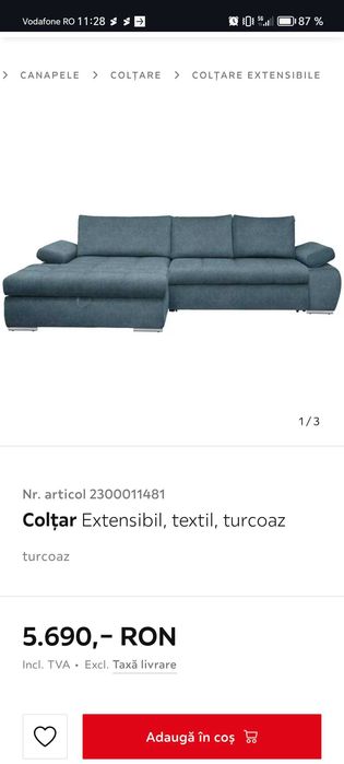 Vand coltar extensibil XXXLUTZ