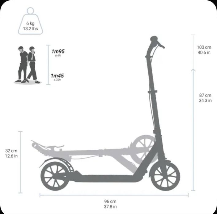 DECATHLON Самокат Town7