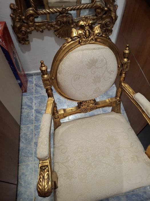 Бароково огледало и кресло,лукс за вашия дом