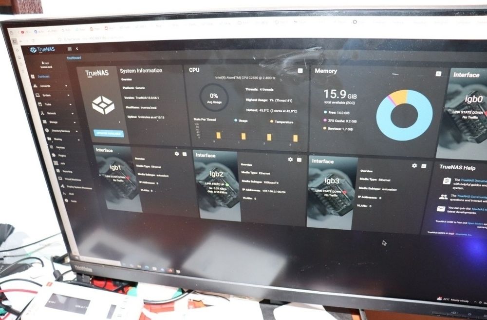 Mini Server Nas Supermicro A1SAI-2550F 16Gb DDR3 350W Gold 4 Bay 2xSSD