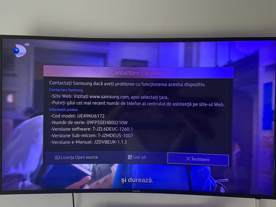 Tv Samsung 49KU6172 123cm Ultra HD 4K Clasa A