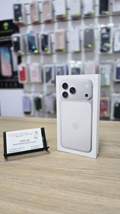 iPhone 17 Pro Max Silver 256GB – Nou Sigilat Factura & Garantie