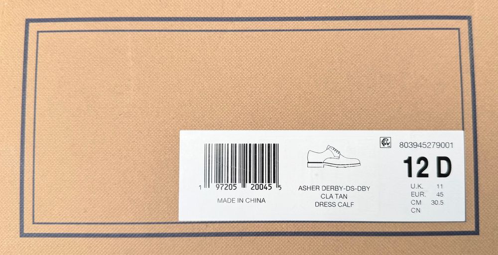 Pantofi Ralph Lauren din piele naturala maro Tan marimea 45 EU Originali SUA