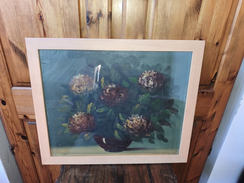 Tablou pe pânză cu sticlă de protecție