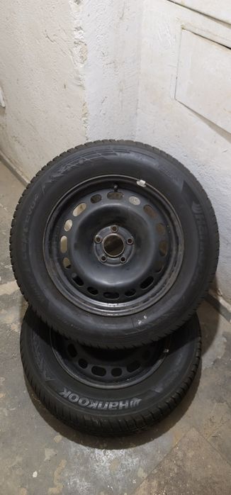 Set 4 Jante otel R16" Originale Citroen C5 / Peugeot 508 /407/ 607, 5x108 + 4 anvelope iarna forte bune