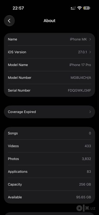 Iphone 17 pro Orange