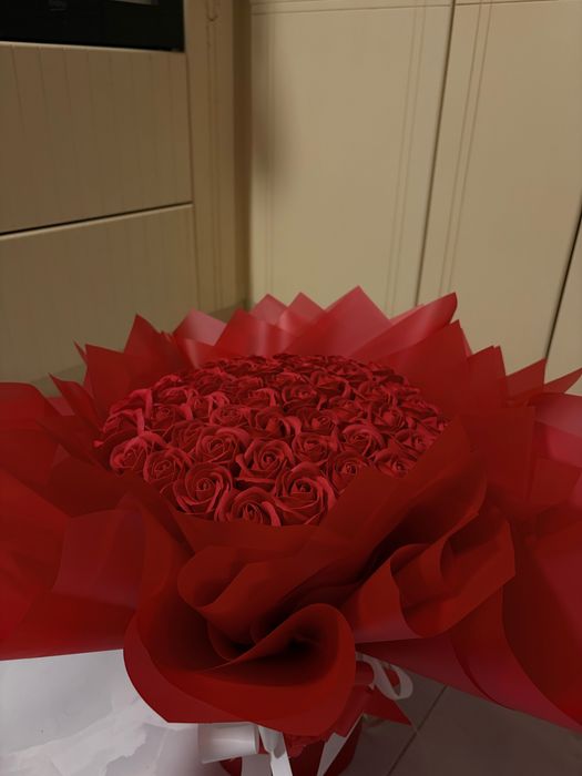 buchet 51 trandafiri de sapun