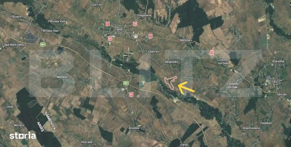Teren 633 mp, ideal magazin/clinica/casa zona Mogosani – sat Zavoiu