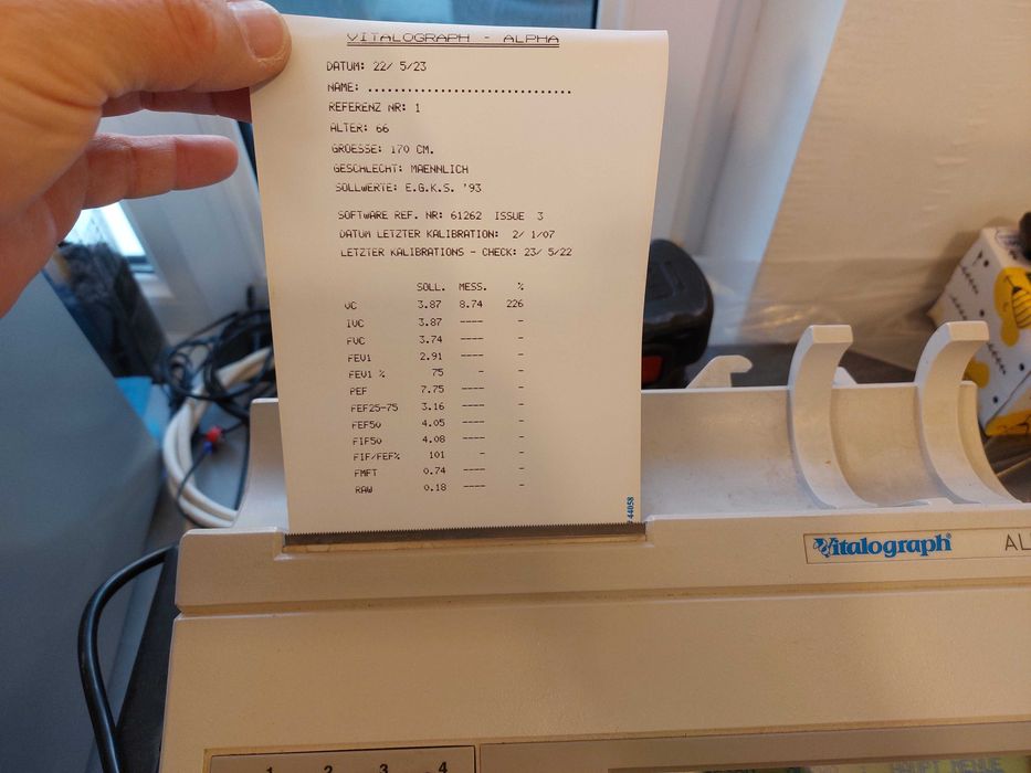 Spirometru profesional Vitalograph Alpha