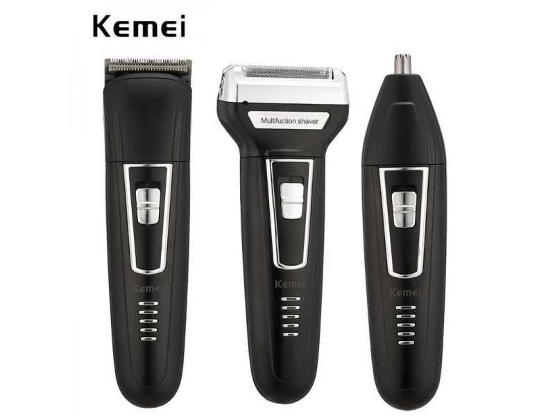 Машинка за бръснене и подстригване 3в1 Kemei KM-6558