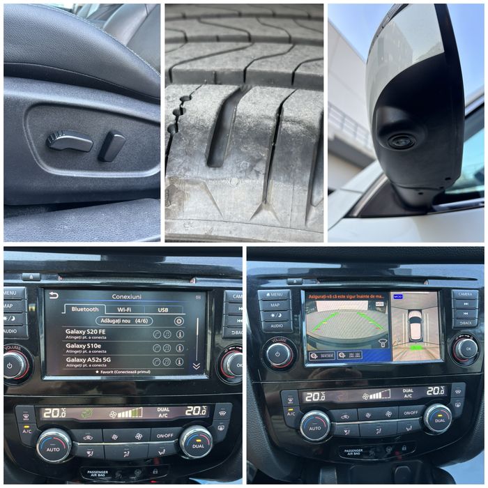 Nissan Qashqai Facelift 2019/160.000km/Tekna/Panoramic/Camere 360/Semipiele/Lane assist/Blind Spot/Scaune incalzite/Keyless Entry