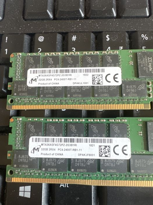 Kit 64gb  ddr4 ecc 2400t