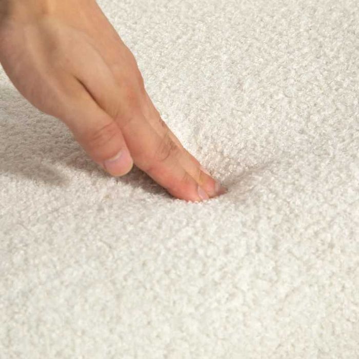 Люлеещ се стол HOMCOM, тапицерия от кадифена материя