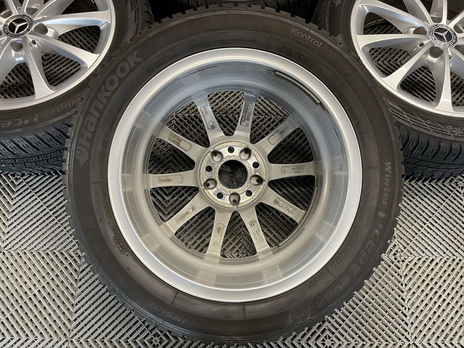 Jante Roți 17 Mercedes A B CLA Class W118 W177 W247 Anvelope 205 55 17 M+S allseason iarna