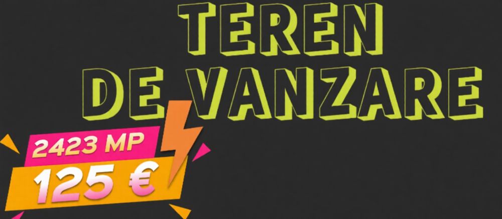 PF Vând Teren Intravilan 2423 mp, Strehareti, Slatina