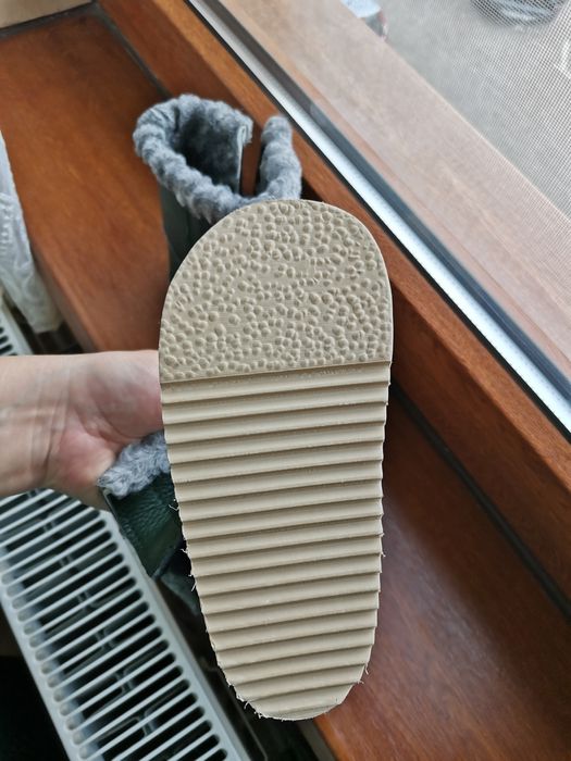 Cizme de iarna din piele cu blana de miel pentru copii