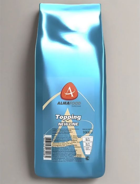 Almafood сухие сливки. Toping, new line