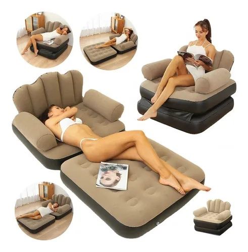 Надуваем фотьойл coshop, 5 в 1, Сгъваем, Многофункционален