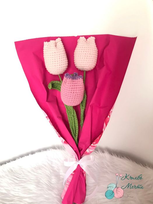 Цветя за 8-ми март - ръчна изработка