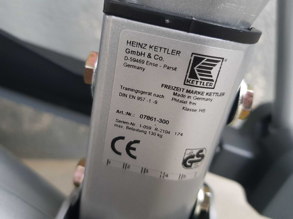 Bicicleta eliptica magnetica Kettler vito XS, fitness, slabit