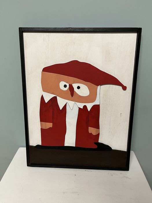 Авторско дървено пано