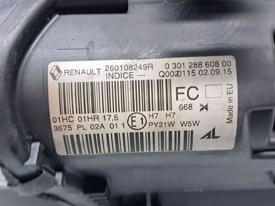 Far dreapta Renault Megane 3 [Fabr 2008-2015] Facelift 260108249R