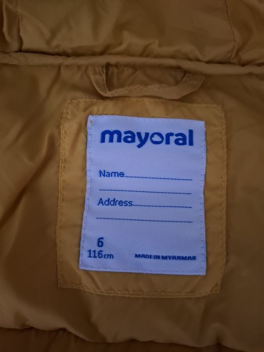 Преходно яке за момче на Mayoral, размер 6г.
