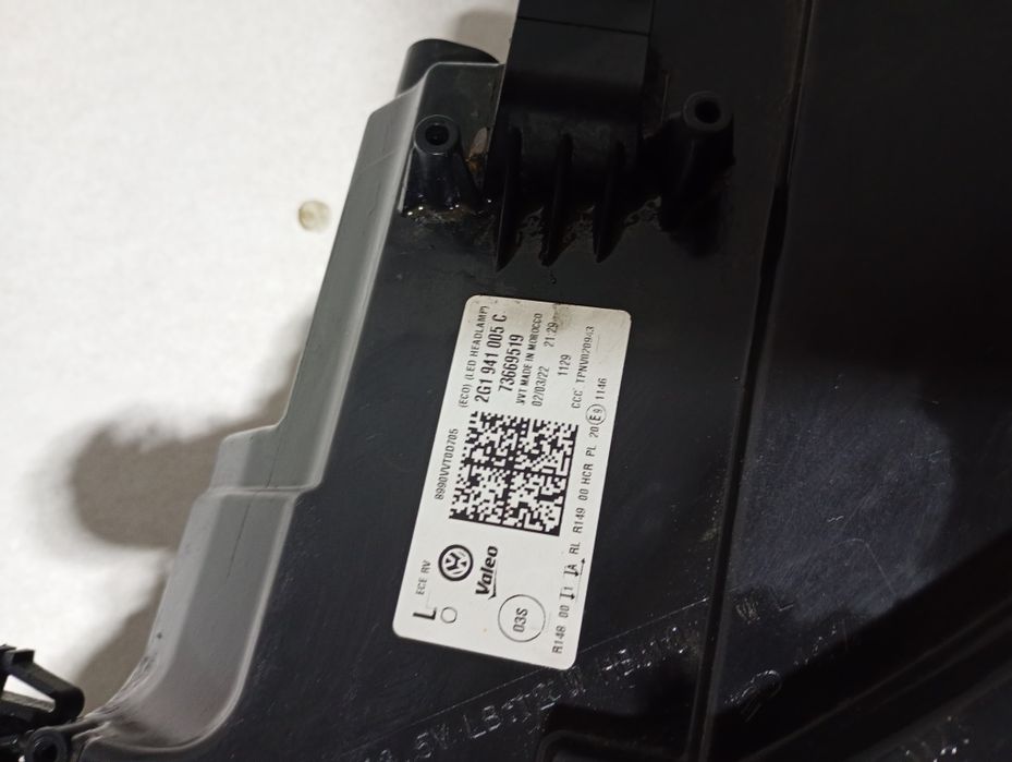 Far stânga vw polo 2g full led cod 2g1941005c