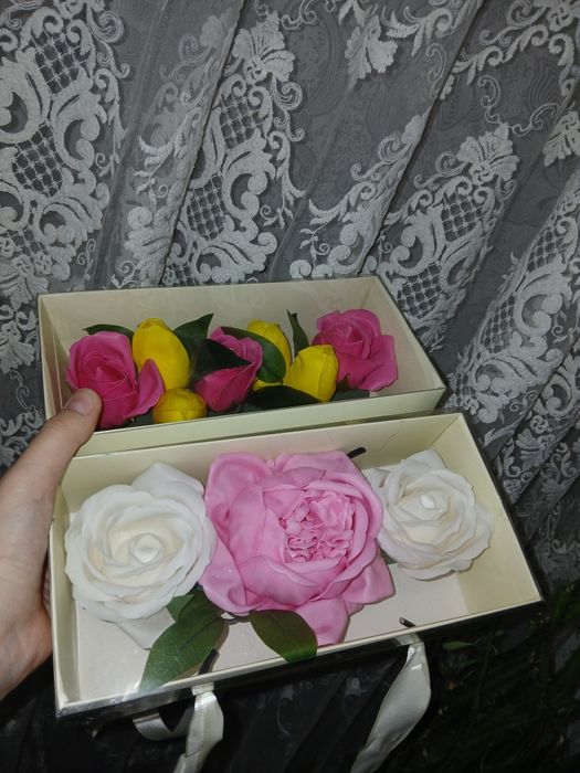 Подарок на 8 марта! Мыльные цветы