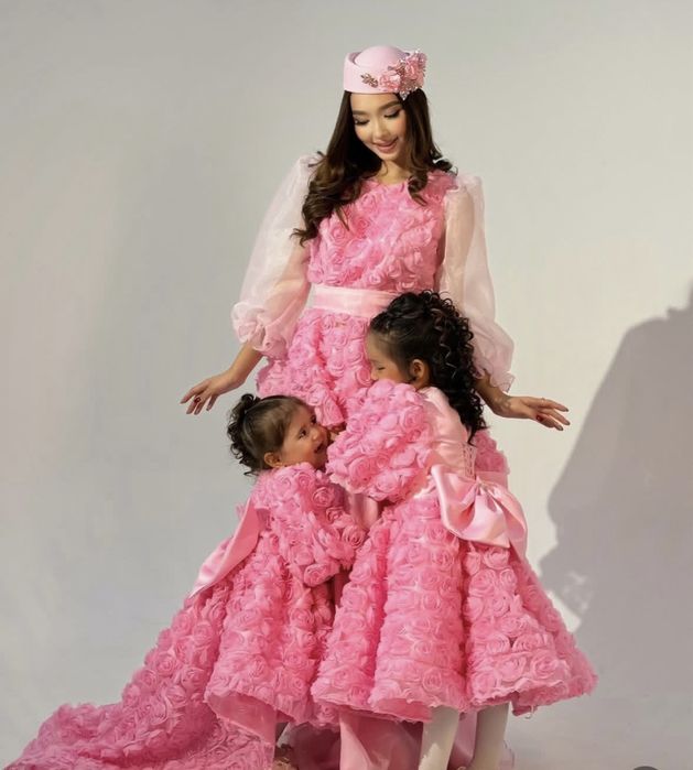 Мама и доча платья