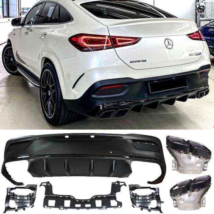 Difuzor Bara Spate Mercedes GLE Coupe C167 2019-up GLE63 Black
