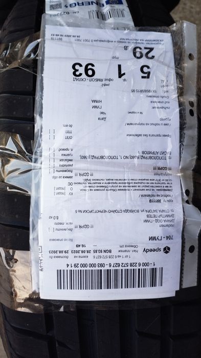Нова автомобилна гума