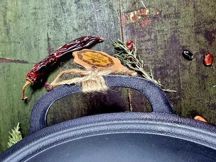 Чугунен капак-тиган (сач) за тенджера, казан, тиган 24 см-40 см