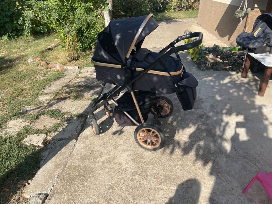 Комбинирана бебешка количка Mini Midas 2в1 и аксесоари