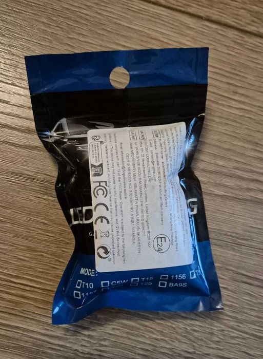 4 бр. LED крушка W21/5W, T20, 7443, 6000K, 12V