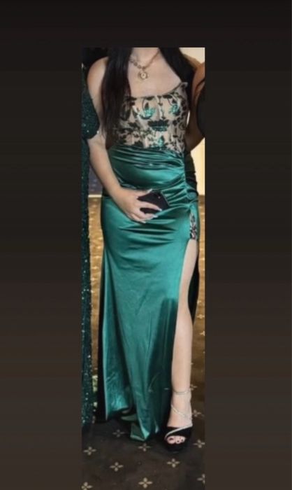 Rochie ocazie verde smarald