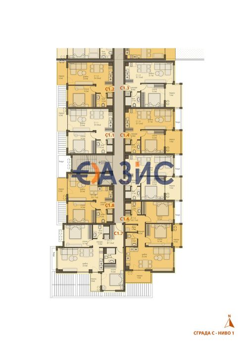 Продава се Тристаен апартамент в Свети Влас - 104 кв.м за 1123 €/кв.м - Снимка #14