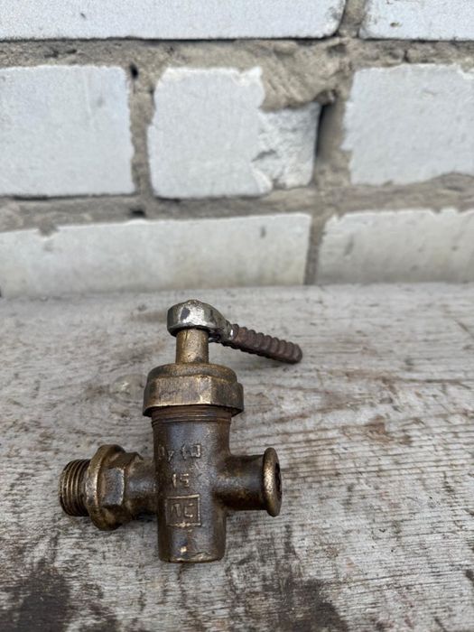 Бронзовый самоварный кран на 15