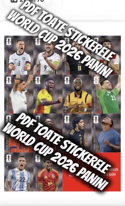 PDF colectia Panini World Cup 2026