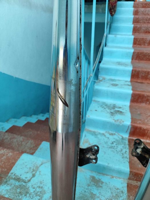 Продаётся глушитель для Явы 638 с колени.