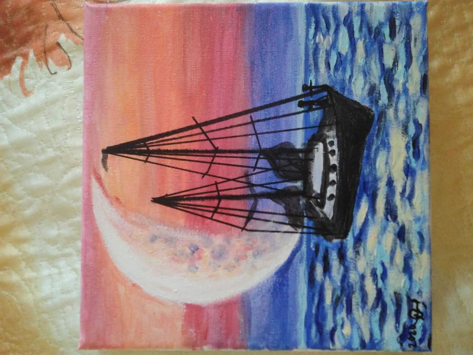 Картини, акрилни бои, платна