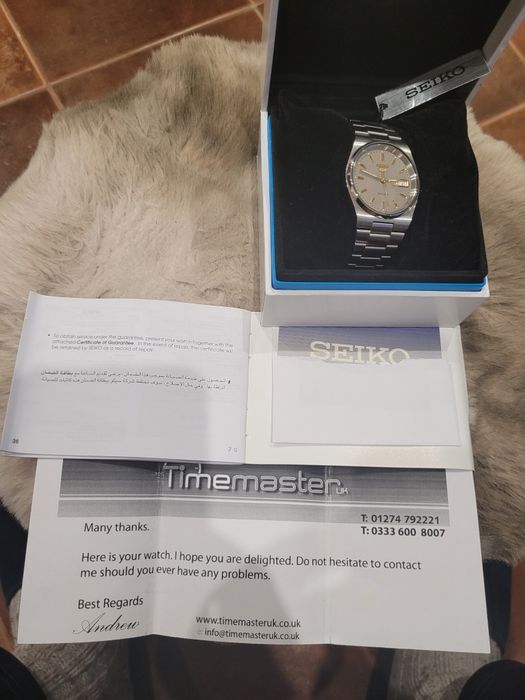Часовник Сейко 5, SNXL 41K, CAL.7S26 Неизползван